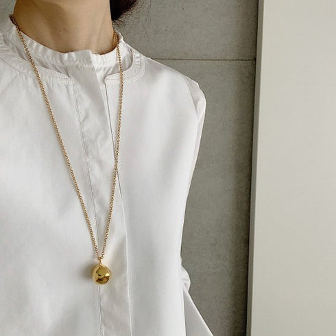 wonky ball necklace
